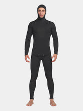 MYLEDI Men Two Piece Hooded Wetsuit Black Front